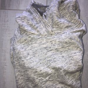 2 tone grey hoodie
